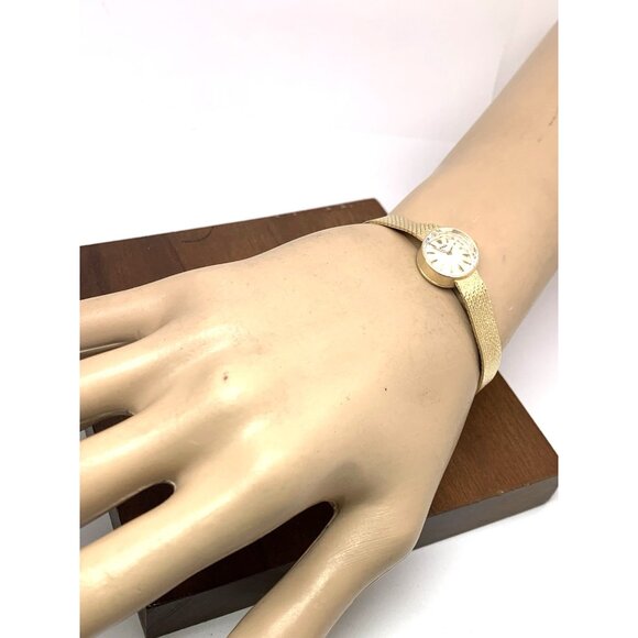 Rolex Women's Watch Vintage Cocktail 14k Yellow Gold 282 Manual Wind Petite 15mm - Picture 3 of 14